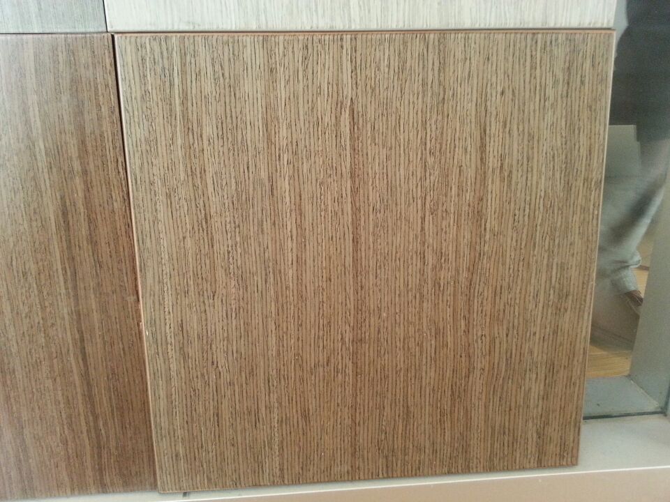 Engineered Wood Veneered Slab Cabinet Door Masterwork Cabinetry